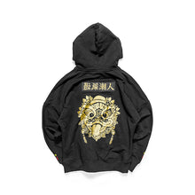 LIMITED EDITION HEA GOLDEN LION HEAD PRINT ON BACK LONG-SLEEVED HOODIE
